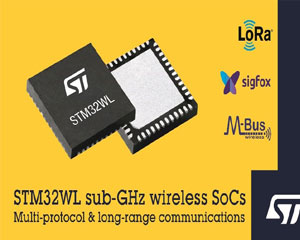 ST, 장거리 sub-GHz 무선 SoC인 STM32WL에 유연한 구성과 패키지 옵션 추가